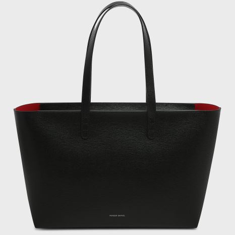 Women's Mansur Gavriel Small Zip Tote Bags Black | AU 20M5LQ